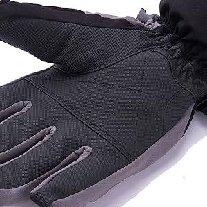 ROCKBROS Skihandschuhe 2 in 1 Winddicht Warme Handschuhe Schwarz M-2XL Details