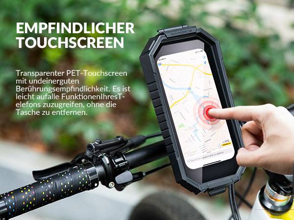 ROCKBROS Smartphone Halterung 360° Drehbar für 6,8 Zoll Smartphone Details