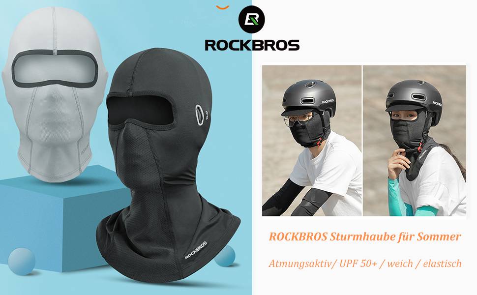 ROCKBROS Balaclava Bandana UPF 50+ Elastic Multifunctional Scarf Unisex Details