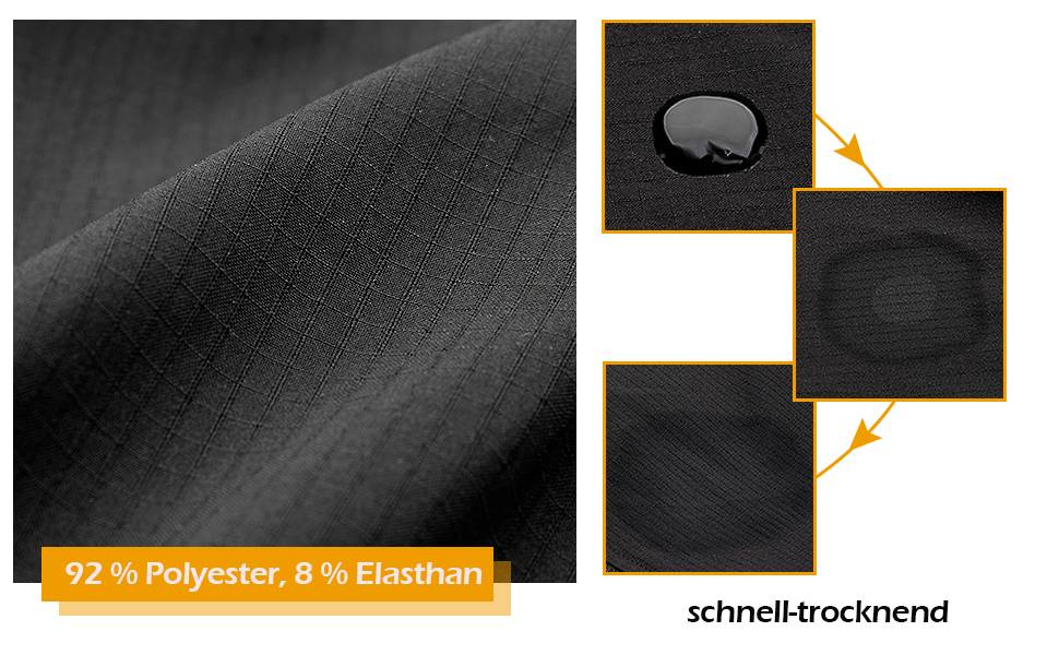 ROCKBROS Winddichte Fahrrad Jacke mit abnehmbarem Ärmel Softshelljacke Details