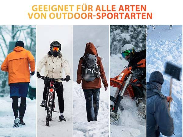 ROCKBROS Winter Fahrradkappe Winddicht Helmmütze mit Brillenlöcher Details