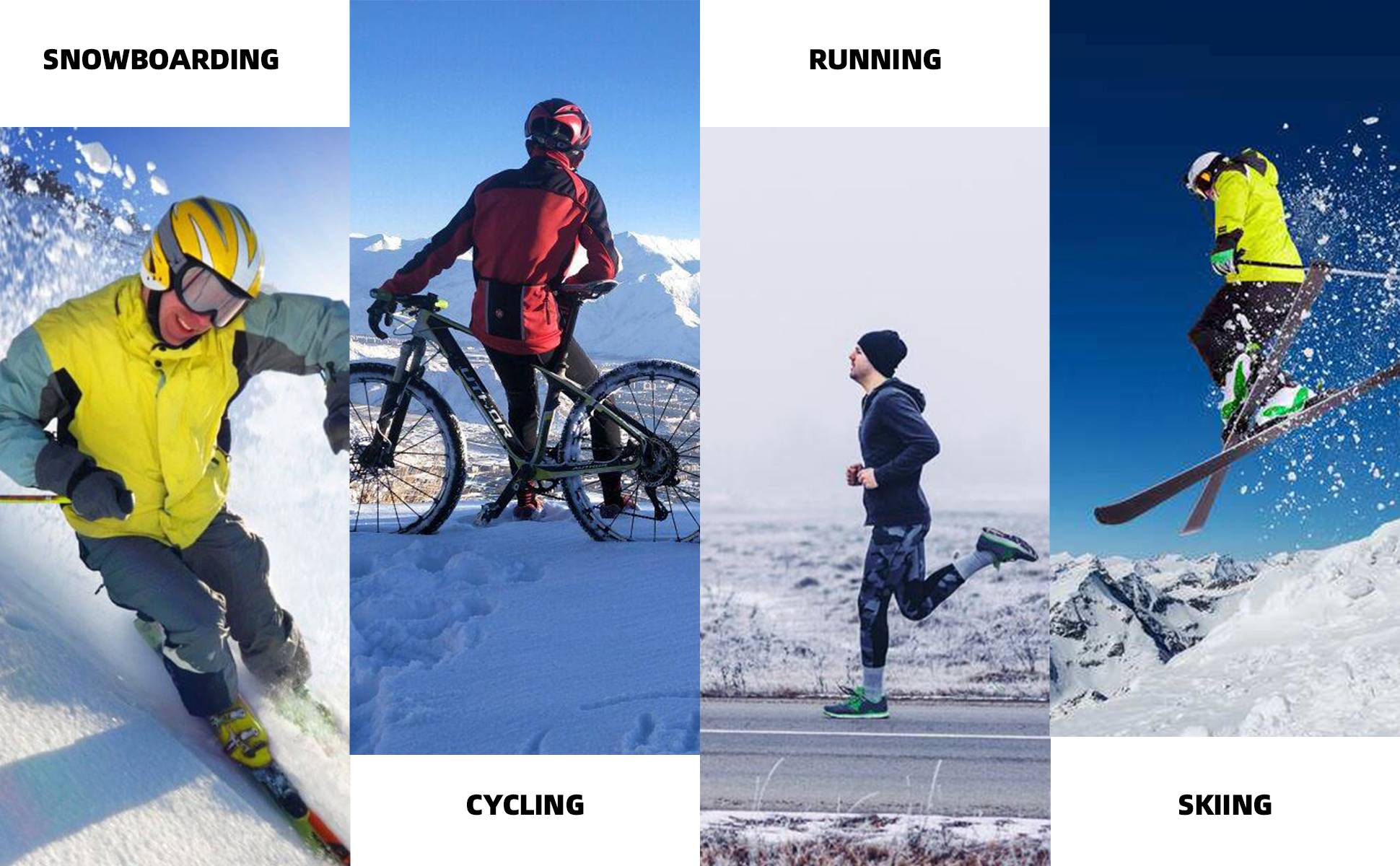 ROCKBROS Winter Thermo Radfahren Ohrwärmer Stirnbänder für Männer Frauen Details