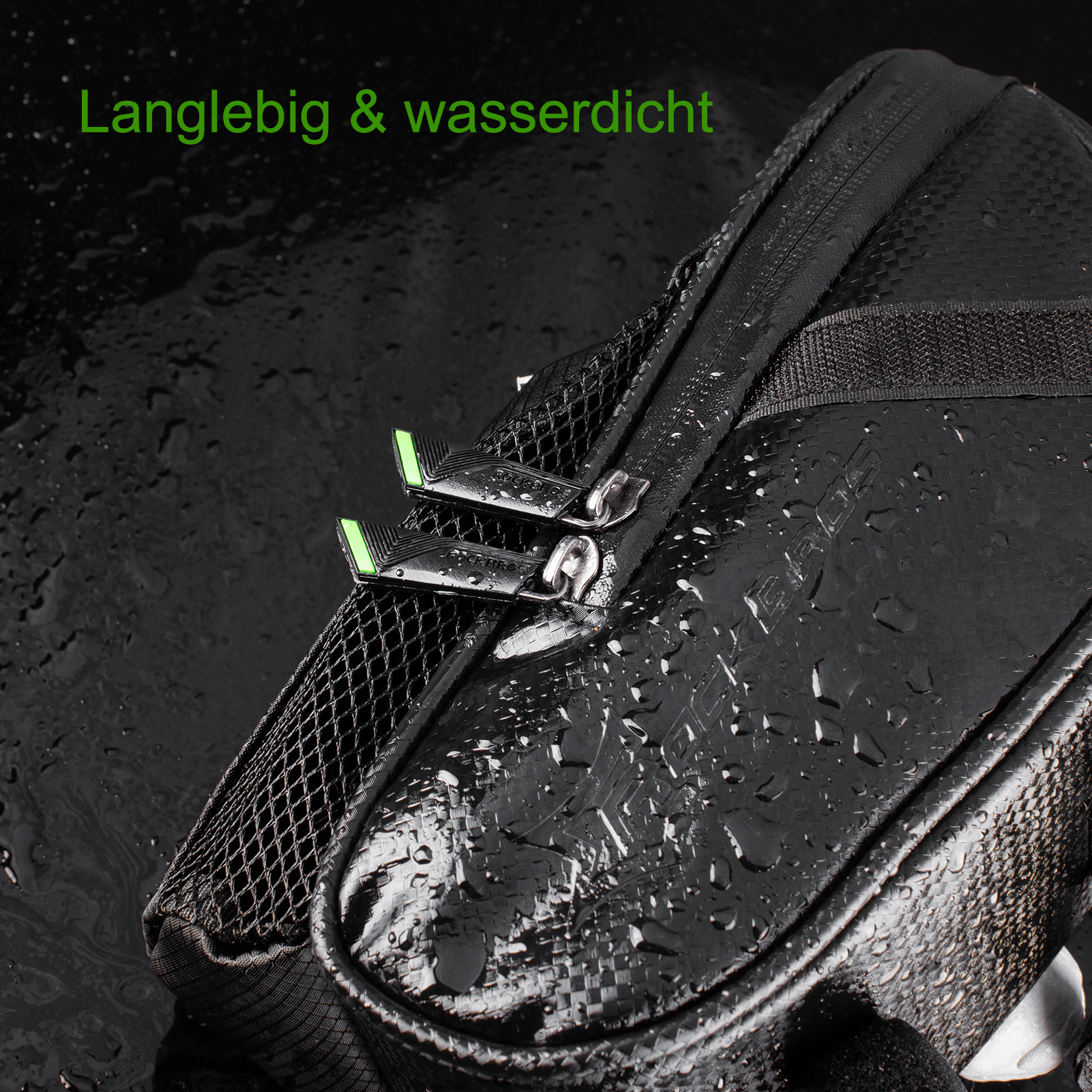 ROCKBROS wasserdichte Satteltasche mit Flaschenhalter für MTB Rennrad Details