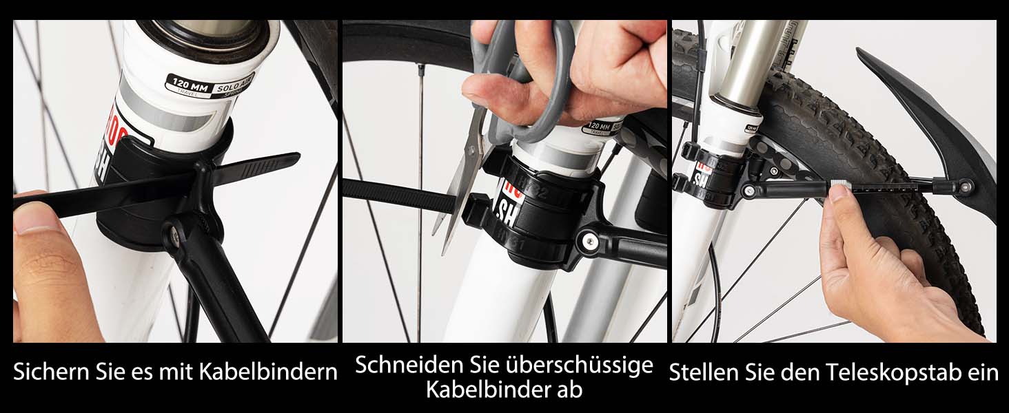 ROCKBROS Fahrrad Schutzbleche Set VorneHinten Flexible Fahrradschutzblech Verstellbar (12).jpg__PID:939d4c7d-f208-4471-9903-846e6078facb