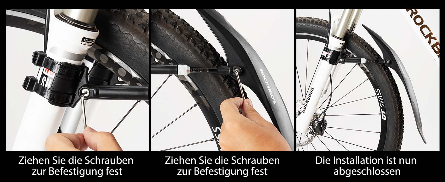 ROCKBROS Fahrrad Schutzbleche Set VorneHinten Flexible Fahrradschutzblech Verstellbar (13).jpg__PID:9d4c7df2-0894-4159-8384-6e6078facb37
