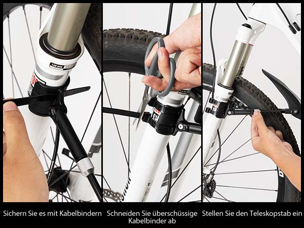 ROCKBROS Fahrrad Schutzbleche Set VorneHinten Flexible Fahrradschutzblech Verstellbar (6).jpg__PID:315de536-2acb-439d-8c7d-f20894715903