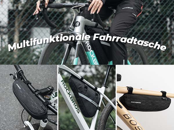 ROCKBROS Fahrradtasche Set 2-in-1 Abnehmbare Rahmentasche 1,3 L+0,7 L Schwarz-Details (8).jpg__PID:b36a6e4a-9e9d-4bcd-a8a7-20177a428204
