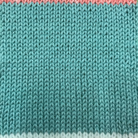 always knit a tension square before you start a project