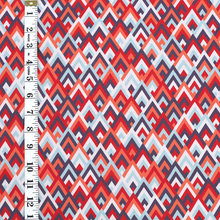 Load image into Gallery viewer, Cotton Poplin Print | Rayleigh Chevron R3G4
