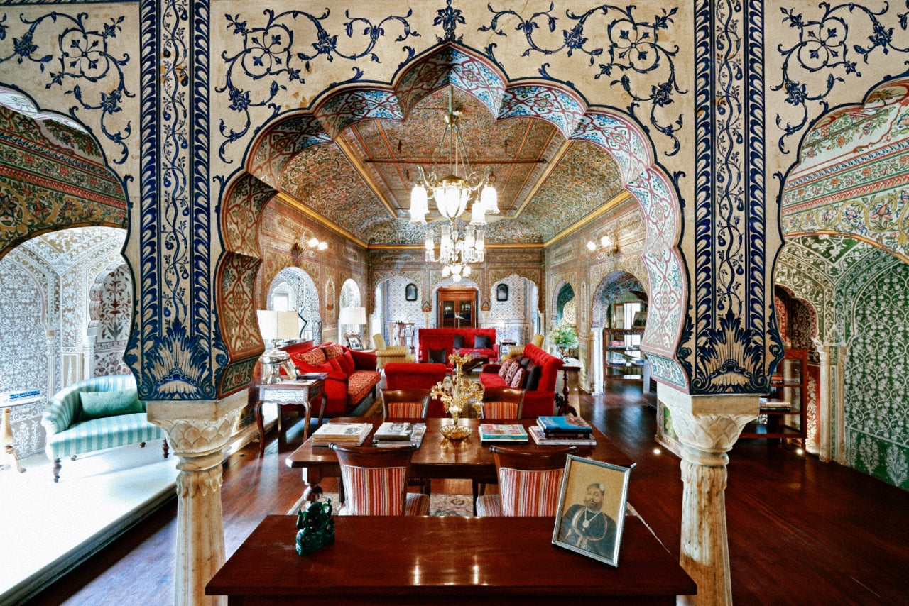 The Lounge at The Samode Haveli