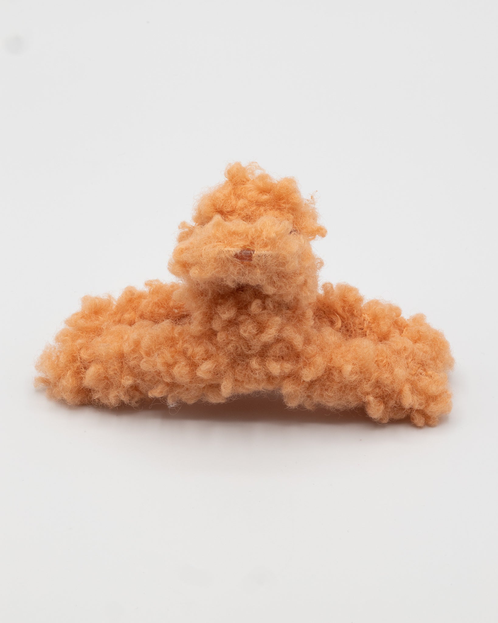 Image of Fuzzy Hair Claw In Orange