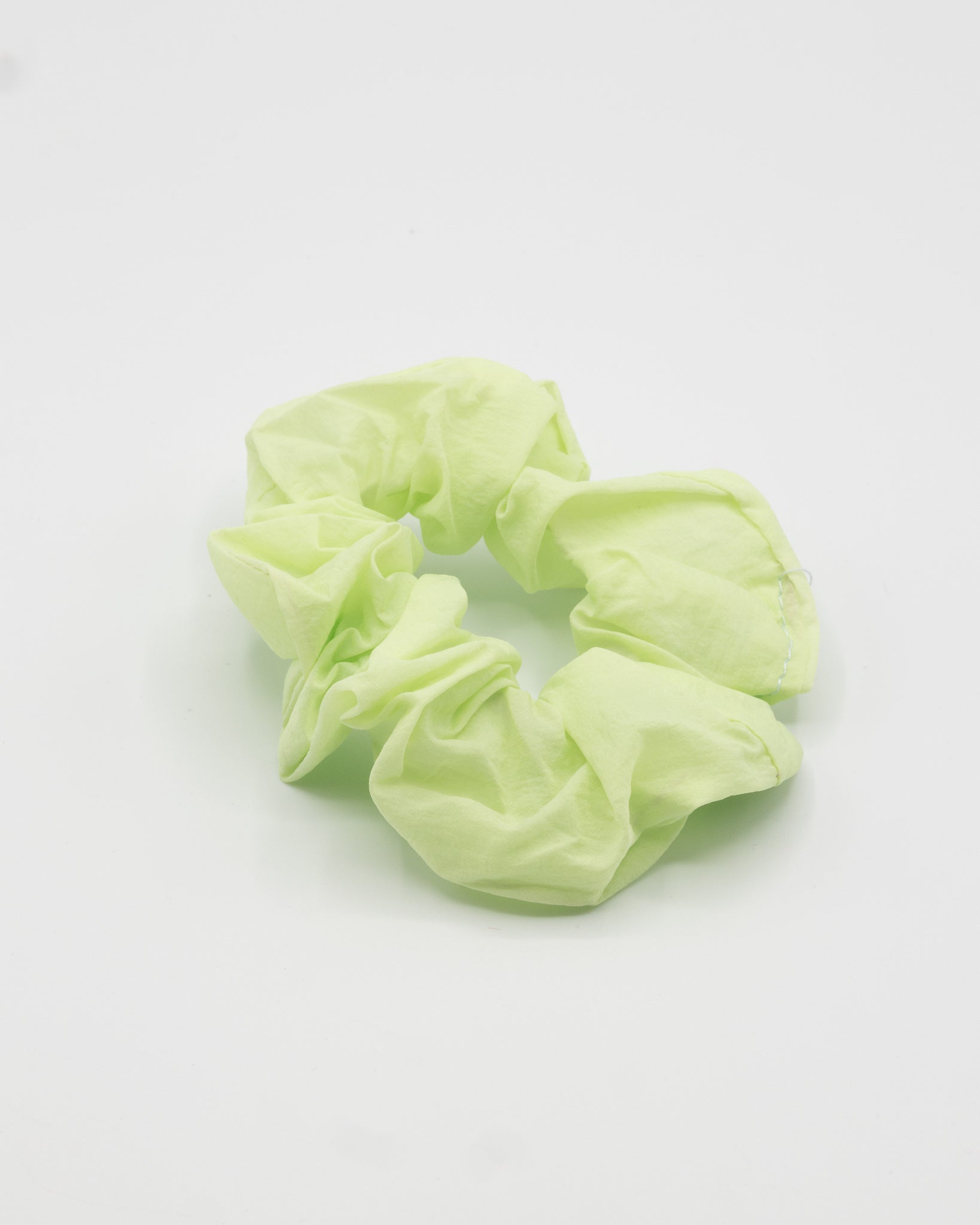 Clover Y2K Hair Scrunchie In Neon Green