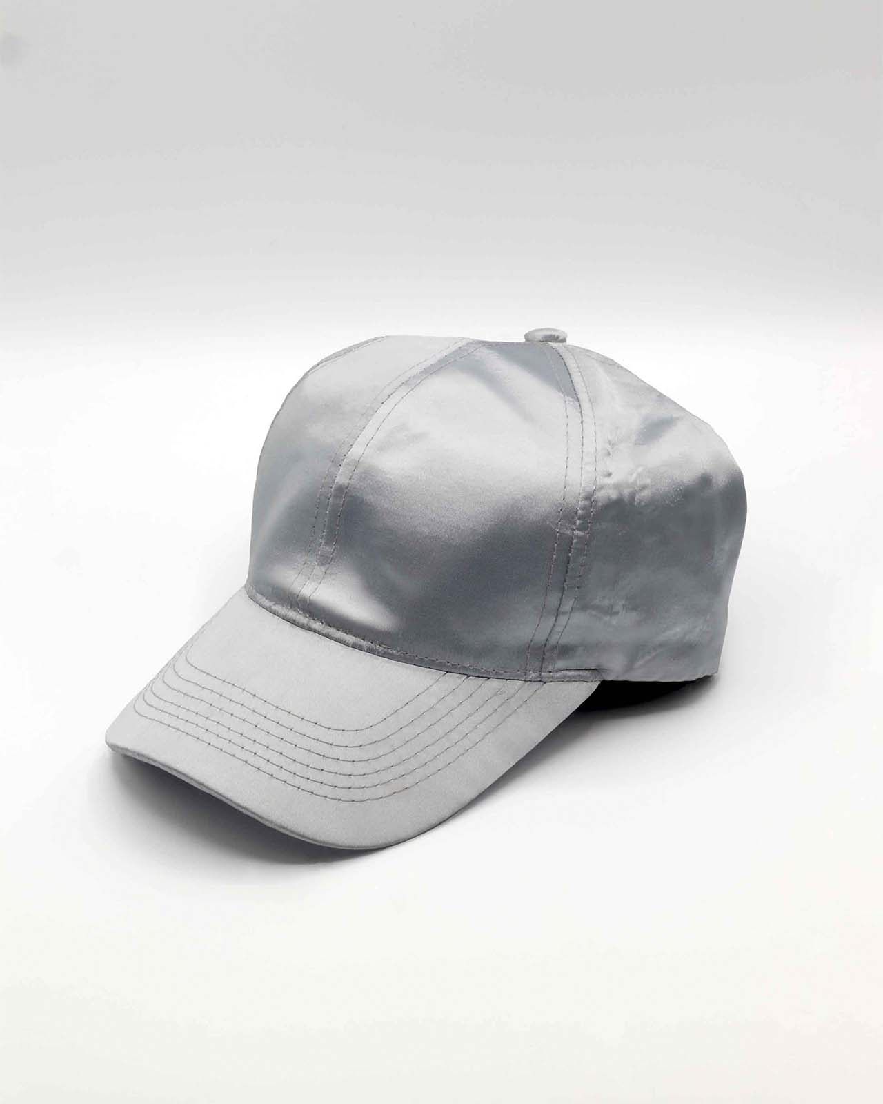 Image of Dangerously In Love Baseball Satin Finish Cap In Grey