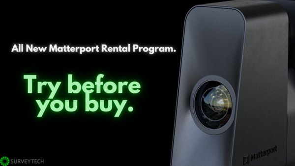 Matterport camera rental program free trial survey tech