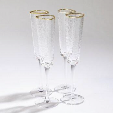 Set of Champagne Glasses