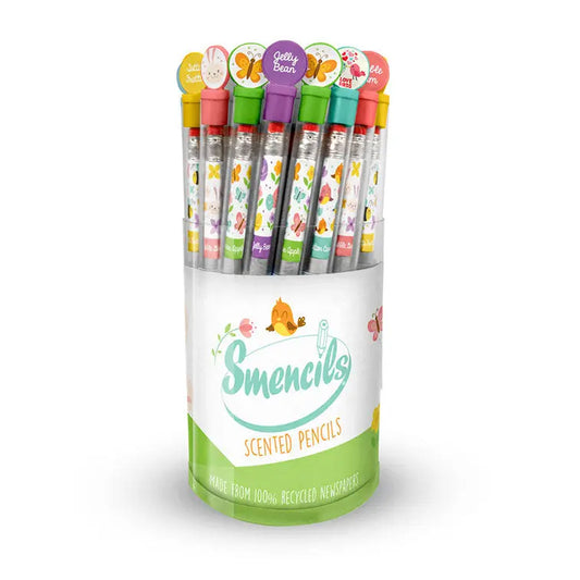 Halloween Smencils Cylinder - HB #2 Scented Smelly Pencils, 50 Count -  Gifts for Kids, Party Favors, Classroom Rewards