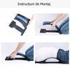 Dispozitiv pentru zona lombara 3in1 Better Posture Pro, pentru intinderea, masajul si relaxarea spatelui 7