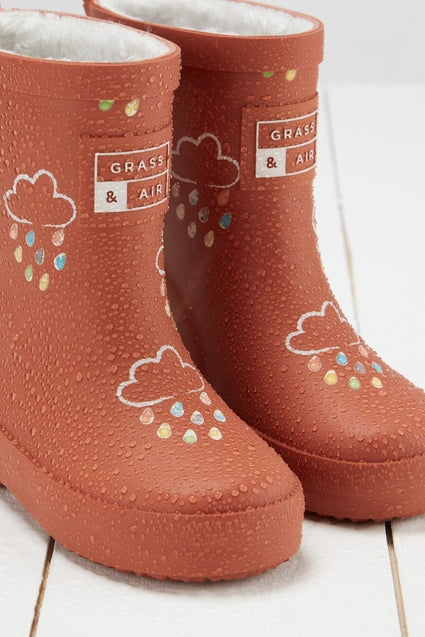 Winter-Gummistiefel für Kinder mit wechselnden Farben, Fudge Braune – Mimor  Kids