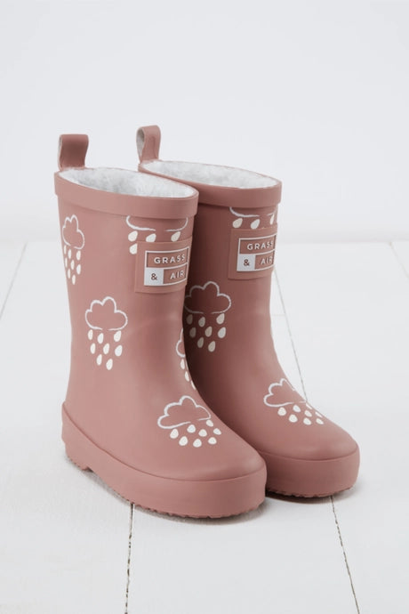 Winter-Gummistiefel für Kinder mit wechselnden Farben, Fudge Braune – Mimor  Kids