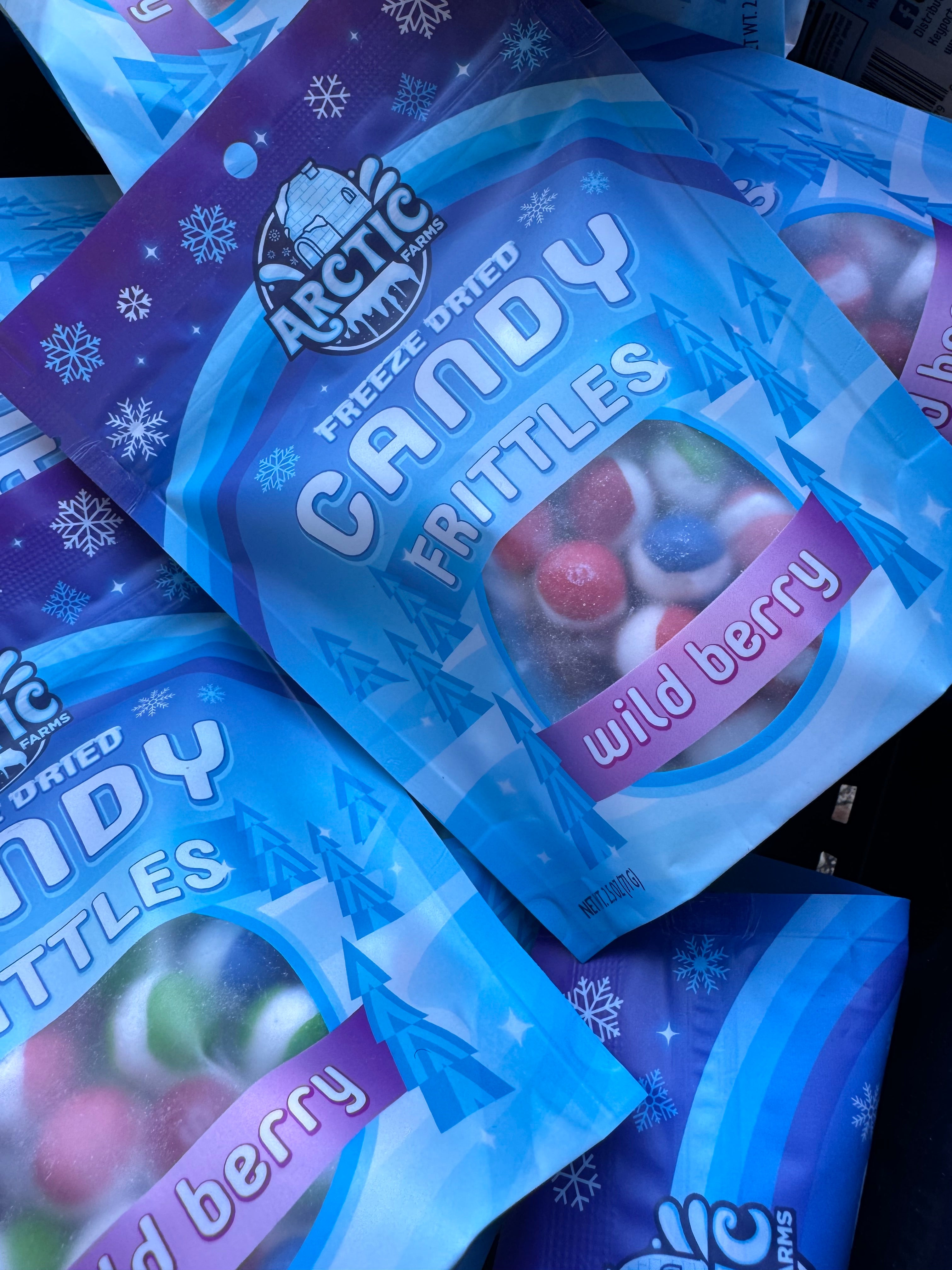 Arctic Farms Freeze Dried Candy Frittles Wild Berry 2.5oz