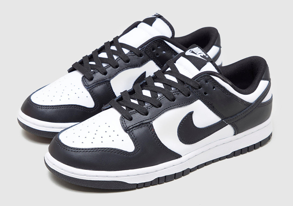 nike black white dunks