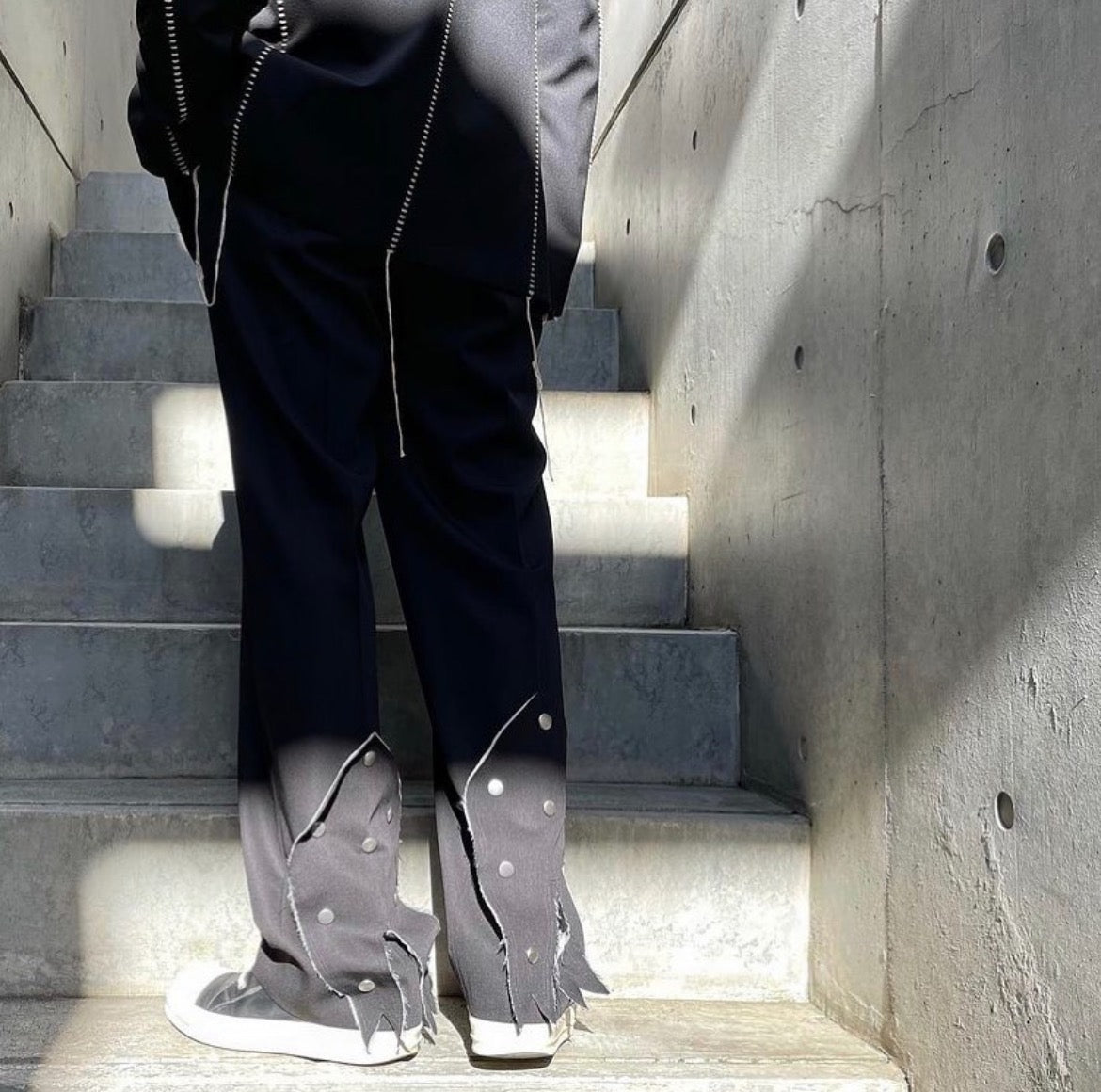 NAMACHEKO 20AW Hirse Flap Trousers - パンツ