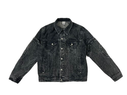 Far.ARCHIVE washed black armor denim denim jacket jacket three