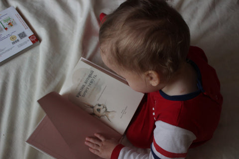 Bedtime Stories and Cuddles - Baby Photoshoot Idea
