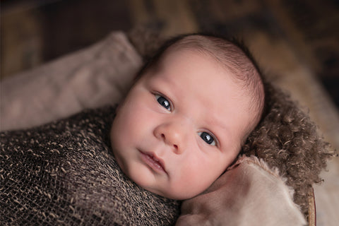 Vintage-Inspired Delight - Baby Photoshoot Idea