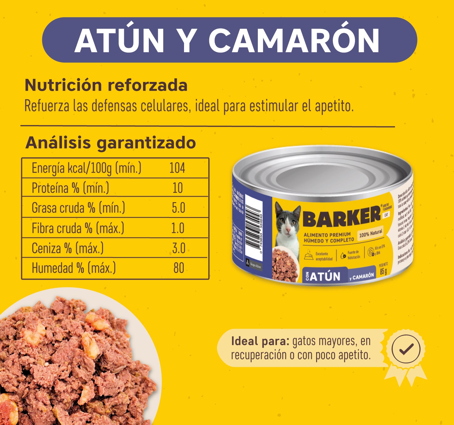 Atún y camarón