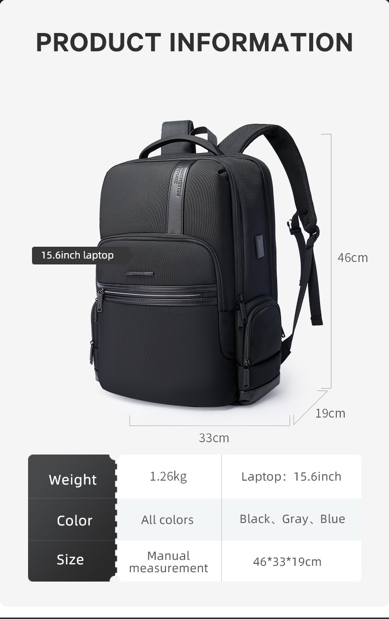 Bange Hydro Multi Compartment Business Laptop Backpack 15.6inch Laptop ...