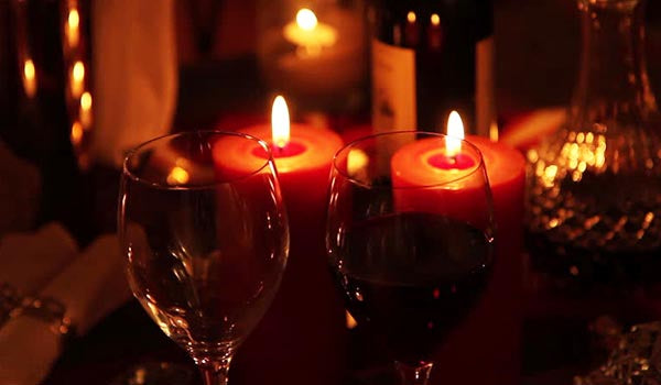 Red Pillar Candles