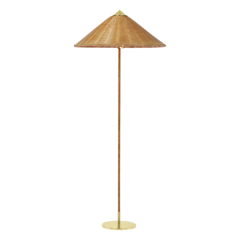 9602 rattan floor lamp in natural by Gubi 
