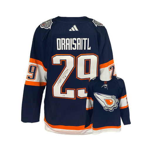 Leon Draisaitl Edmonton Oilers Autographed Navy Alternate Adidas