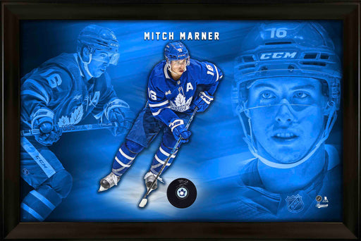 Mitch Marner Toronto Maple Leafs Signed Unframed 8x10 Leg Kick Goal  Celebration Vertical Photo