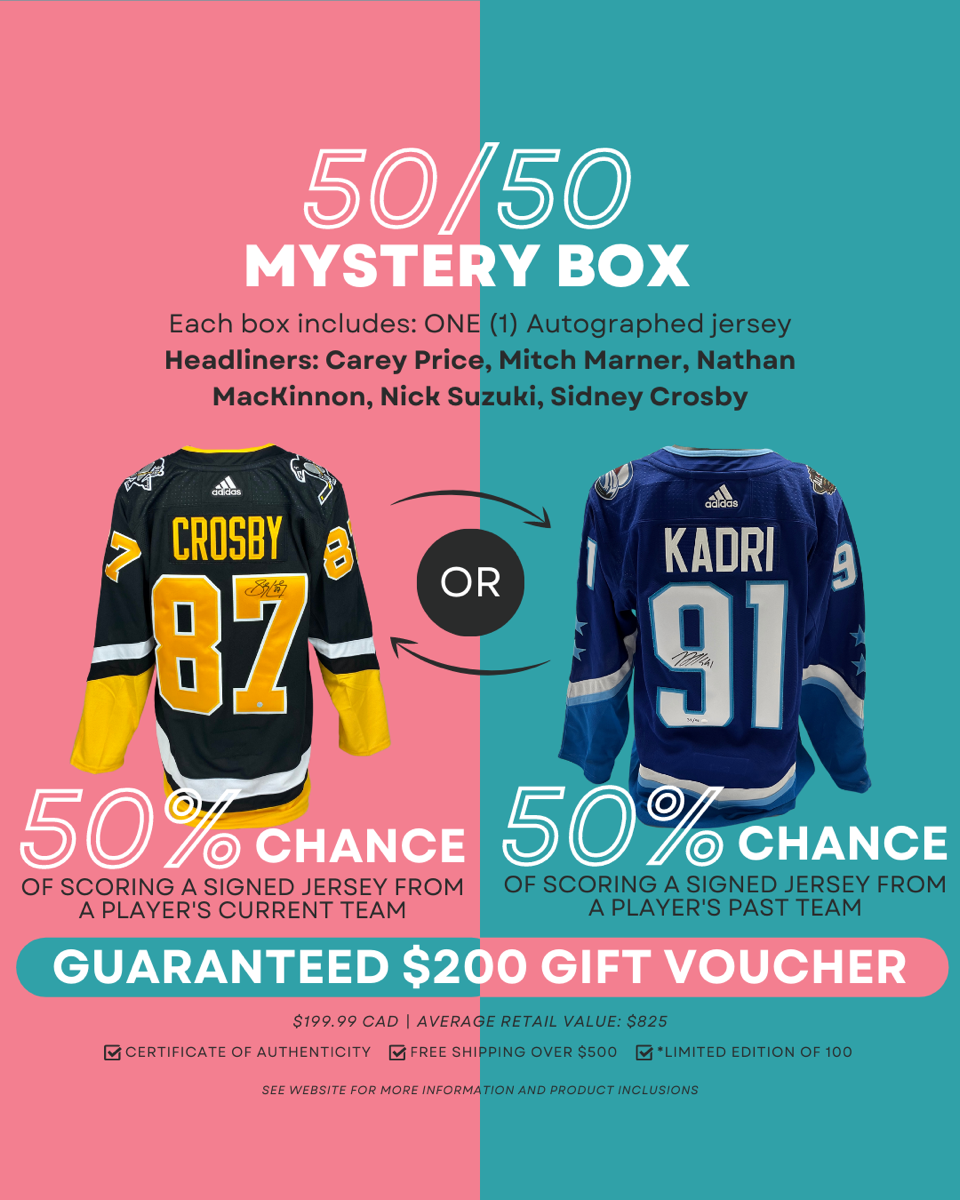 50/50 Mystery Box. Frameworth Sports