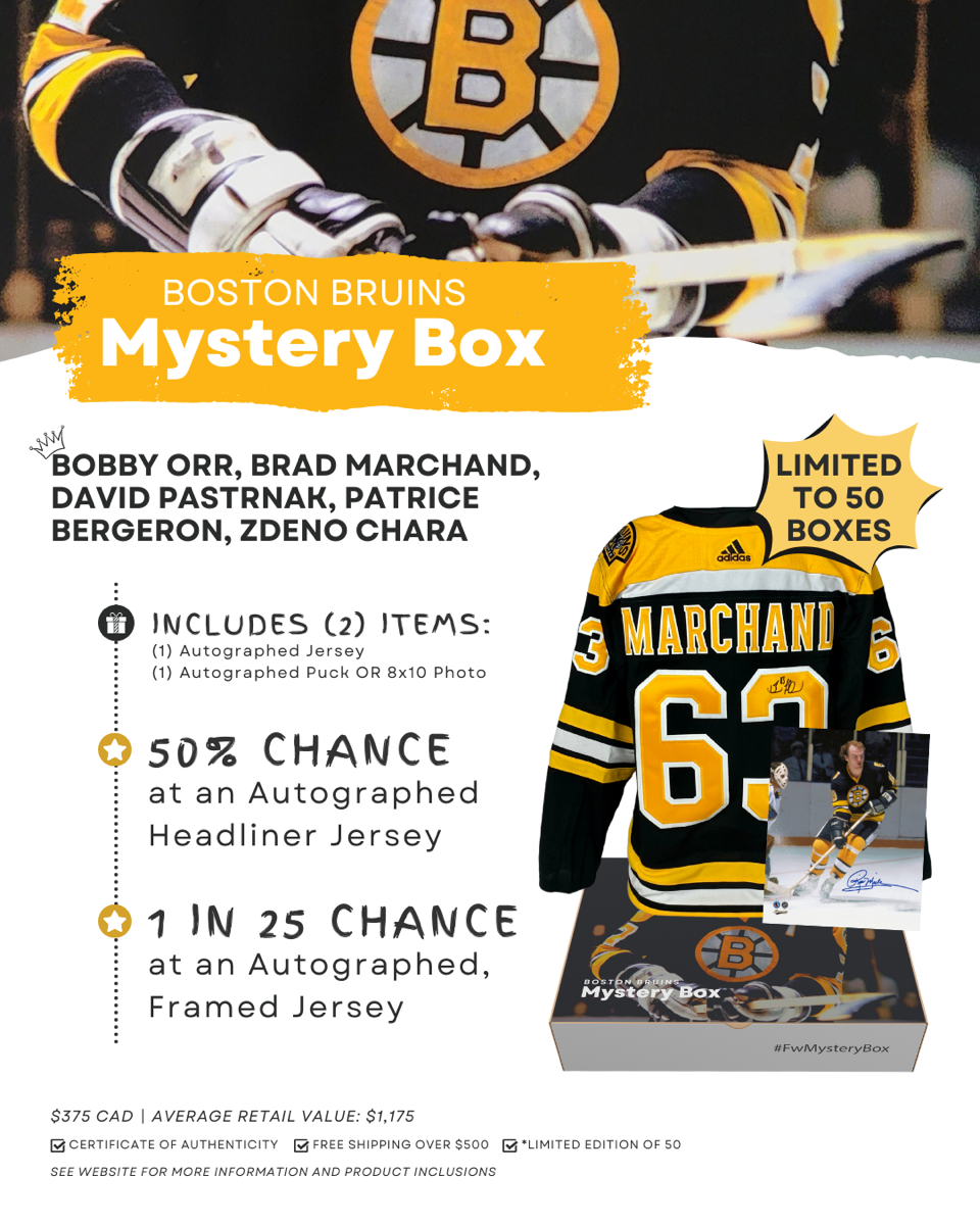 Boston Bruins Mystery Box. Frameworth Sports