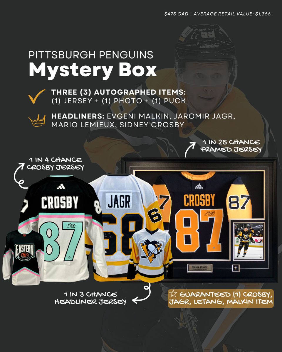 Pittsburgh Penguins Mystery Box. Frameworth Sports