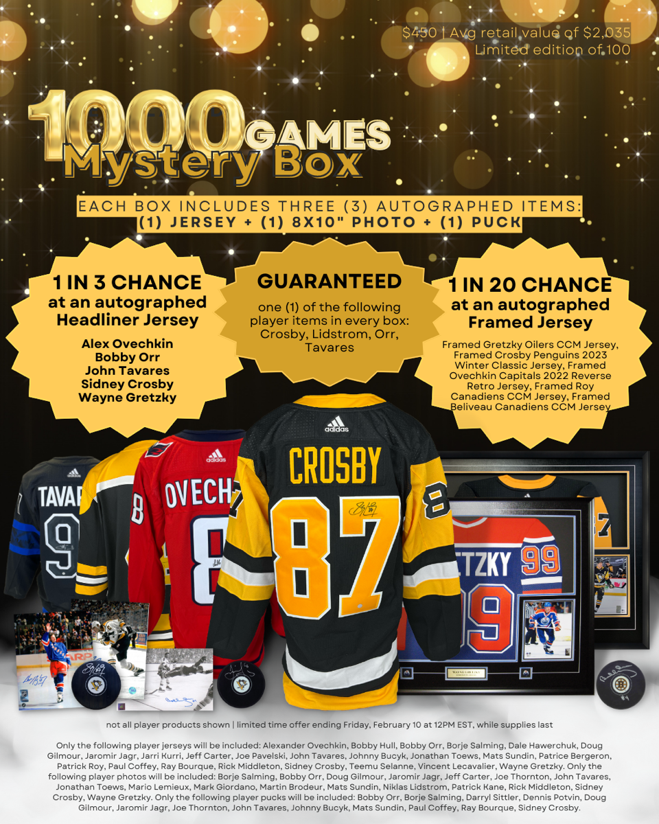 1000 NHL Games Mystery Box