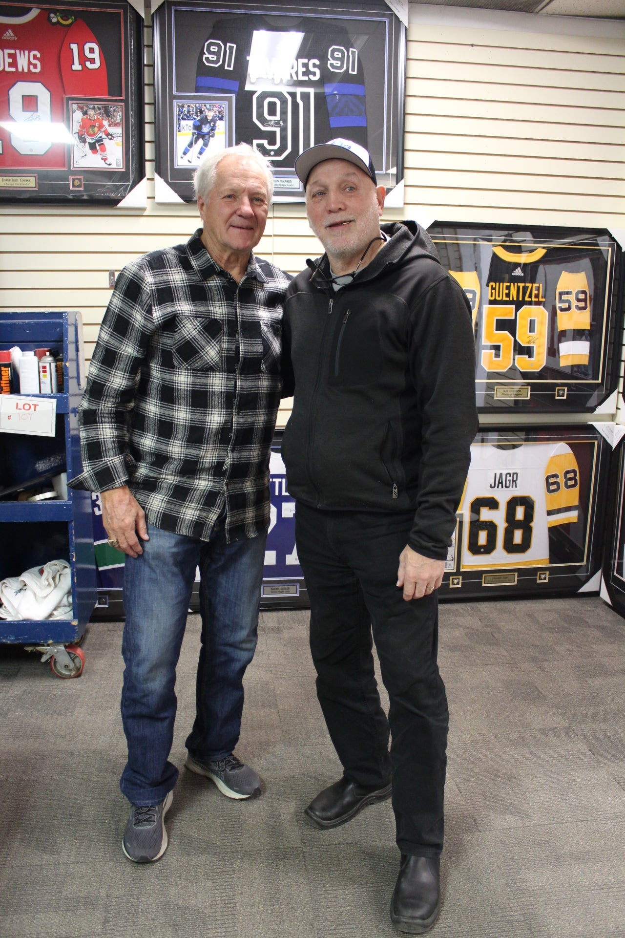 Darryl Sittler and Tiger Williams