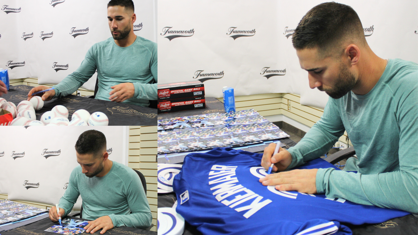 Kevin Kiermaier signs exclusive autograph agreement with Frameworth Sports