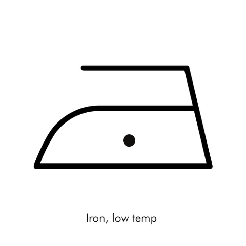 Iron Low Temp Laundry Icon