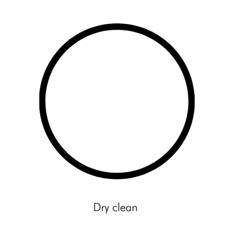 Dry Clean Laundry Symbol