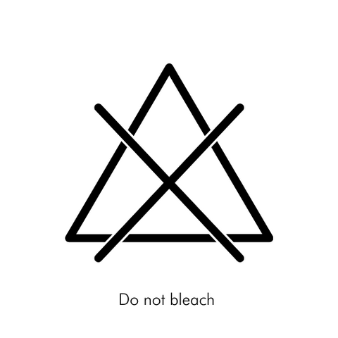 Do Not Bleach Laundry Symbol