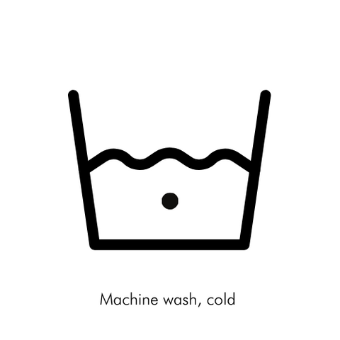 Machine Wash Cold Laundry Symbol