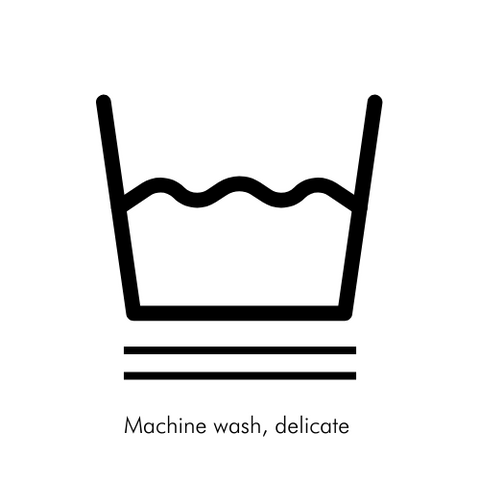 Machine Wash Delicate Laundry Symbol