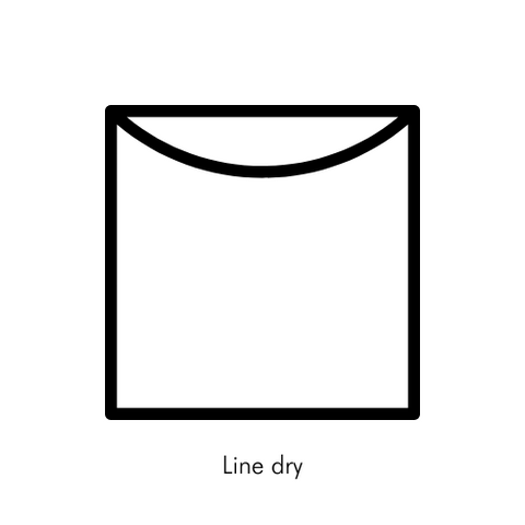 Line Dry Laundry Icon