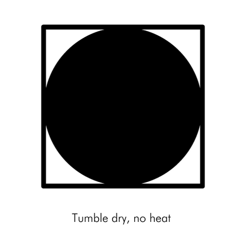 Tumble Dry No Heat Laundry Icon