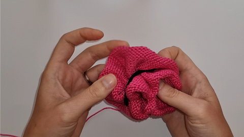 haarelastiekje om scrunchie