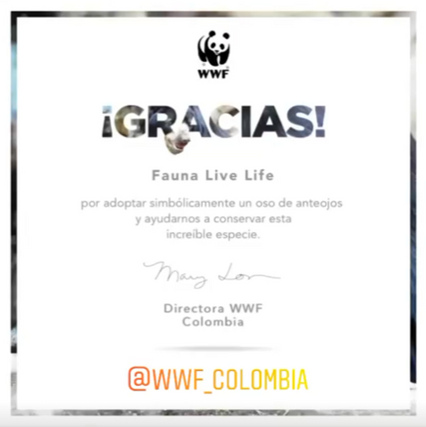 Donación WWF - Fauna
